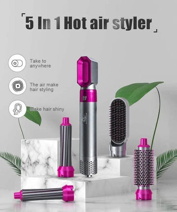 5 in 1 Hair Styler, Hot Air Brush, Airwrap Styler Electric Hair Styler